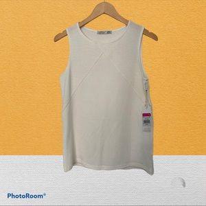*SOLD* NWT - Dex Cream textured sleeveless top